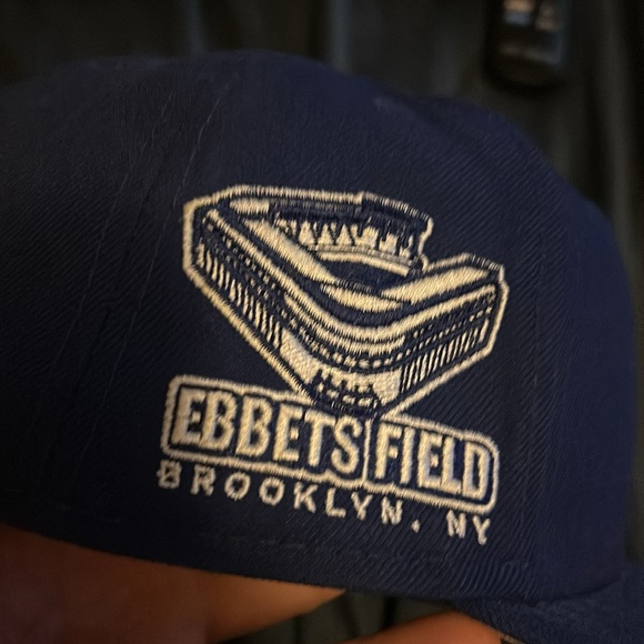 Size 7 3/8 Brooklyn Dodgers new era fitted hat - Picture 6 of 6
